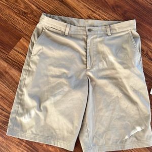 Nike dry fit shorts khaki colored size medium